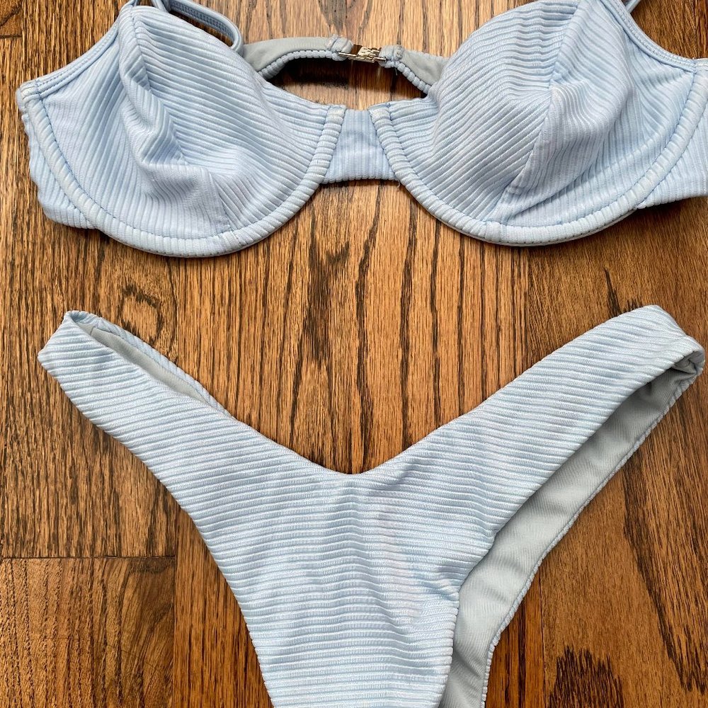 TJ Swim Blue Womens Bikini